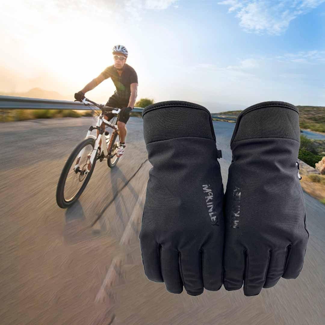 Guante Largo Termicos Para Ciclismo Negro Tu-8