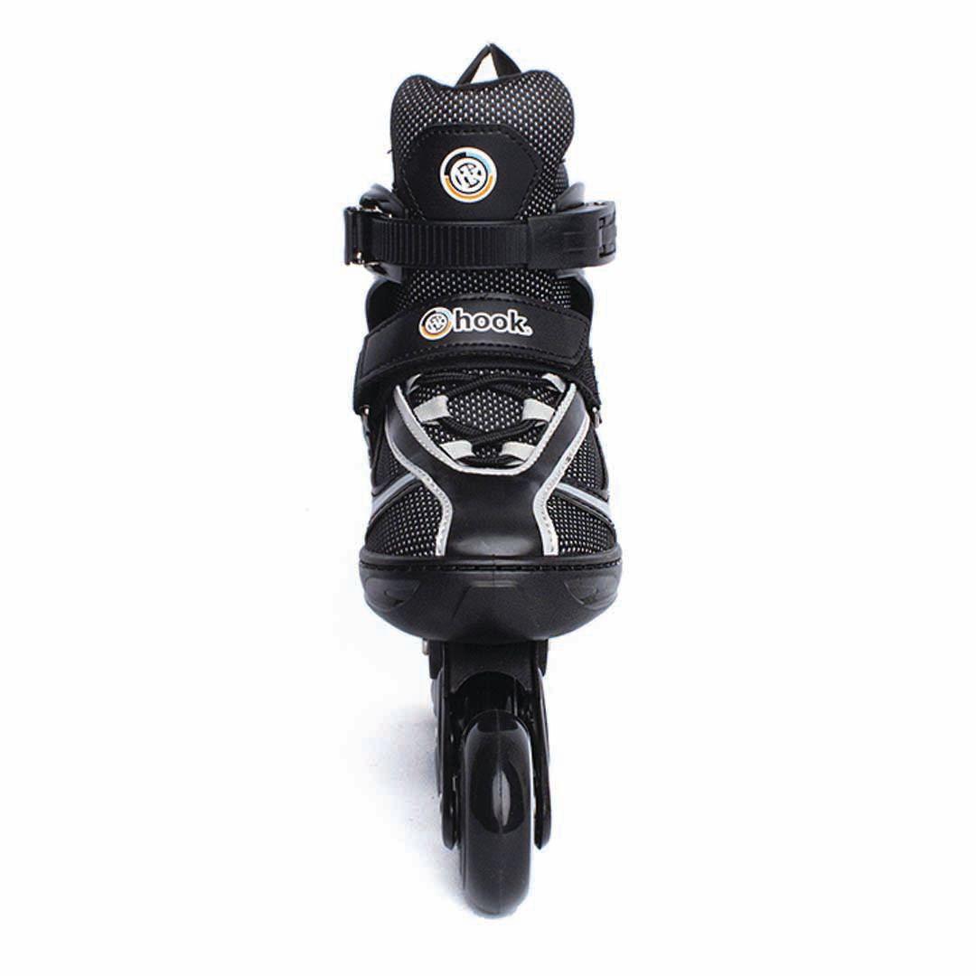 Patines En Linea Extensible Hook Fitness Negro-2