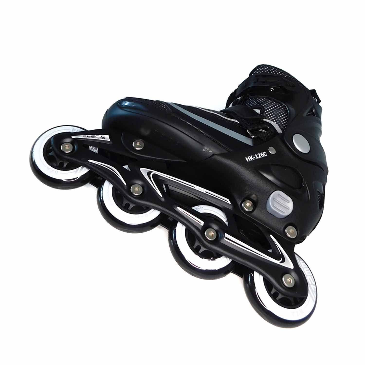 Patines En Linea Extensible Hook Fitness Negro-2