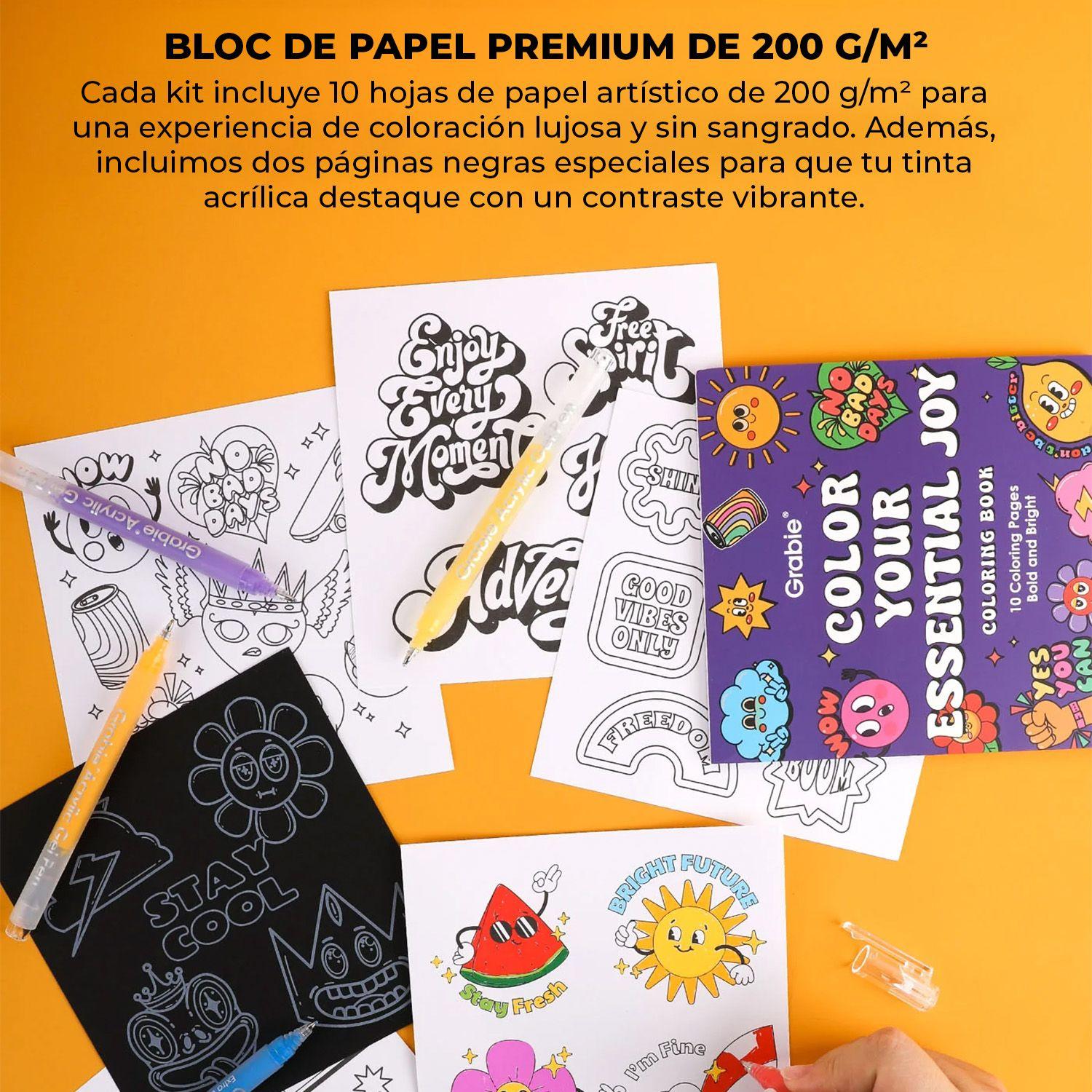 Kit Bold & Bright 12 Bolígrafos + Bloc Colores Esenciales-4