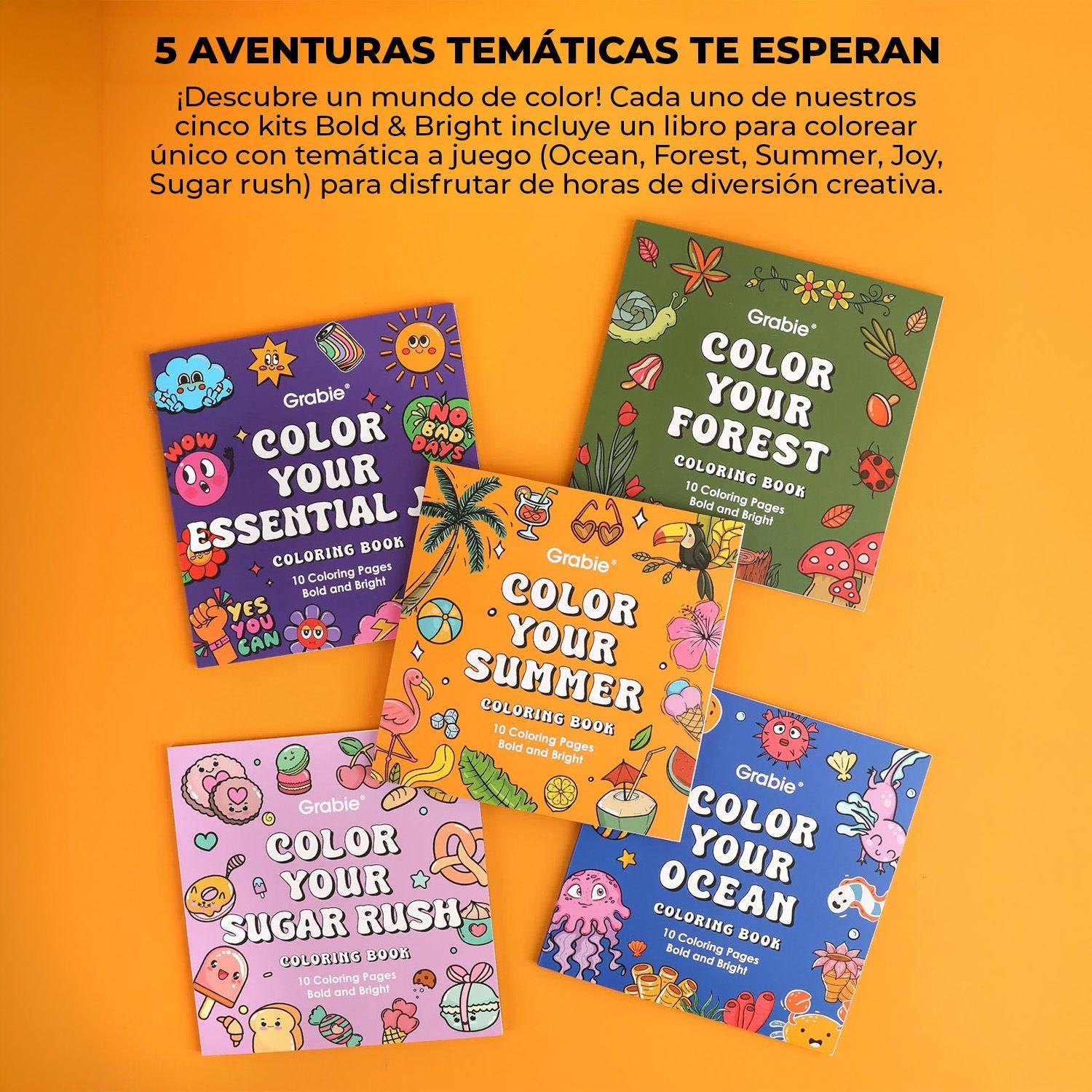 Kit Bold & Bright 12 Bolígrafos + Bloc Colores Esenciales-5