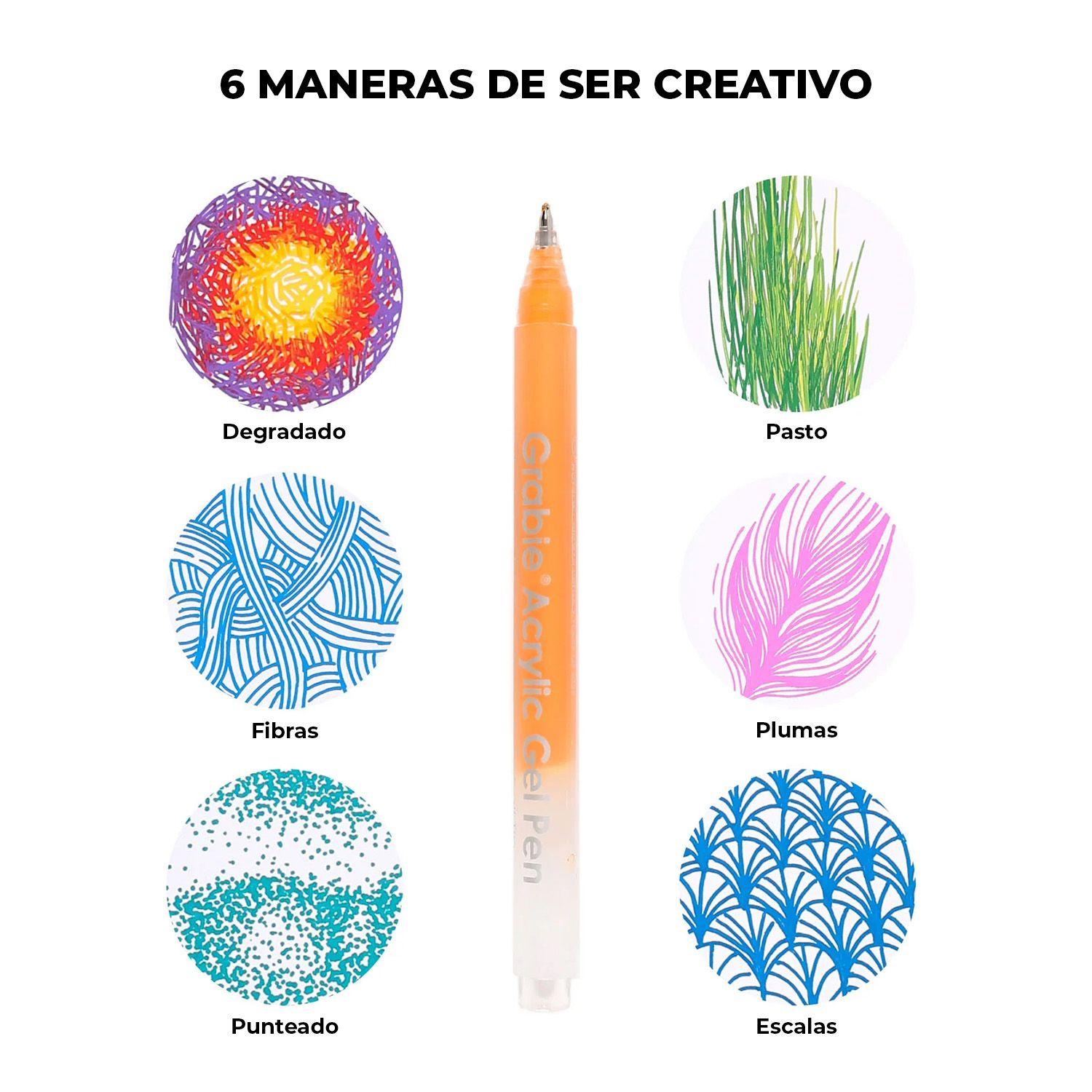 Kit Bold & Bright 12 Bolígrafos + Bloc Colores de Verano-7