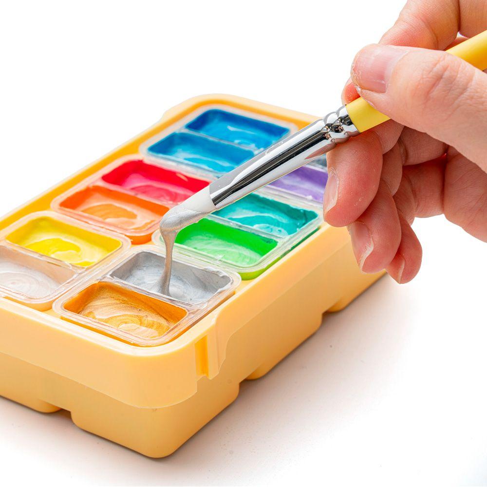 Set de gouache metalizada himi 12 colores 12ml-7