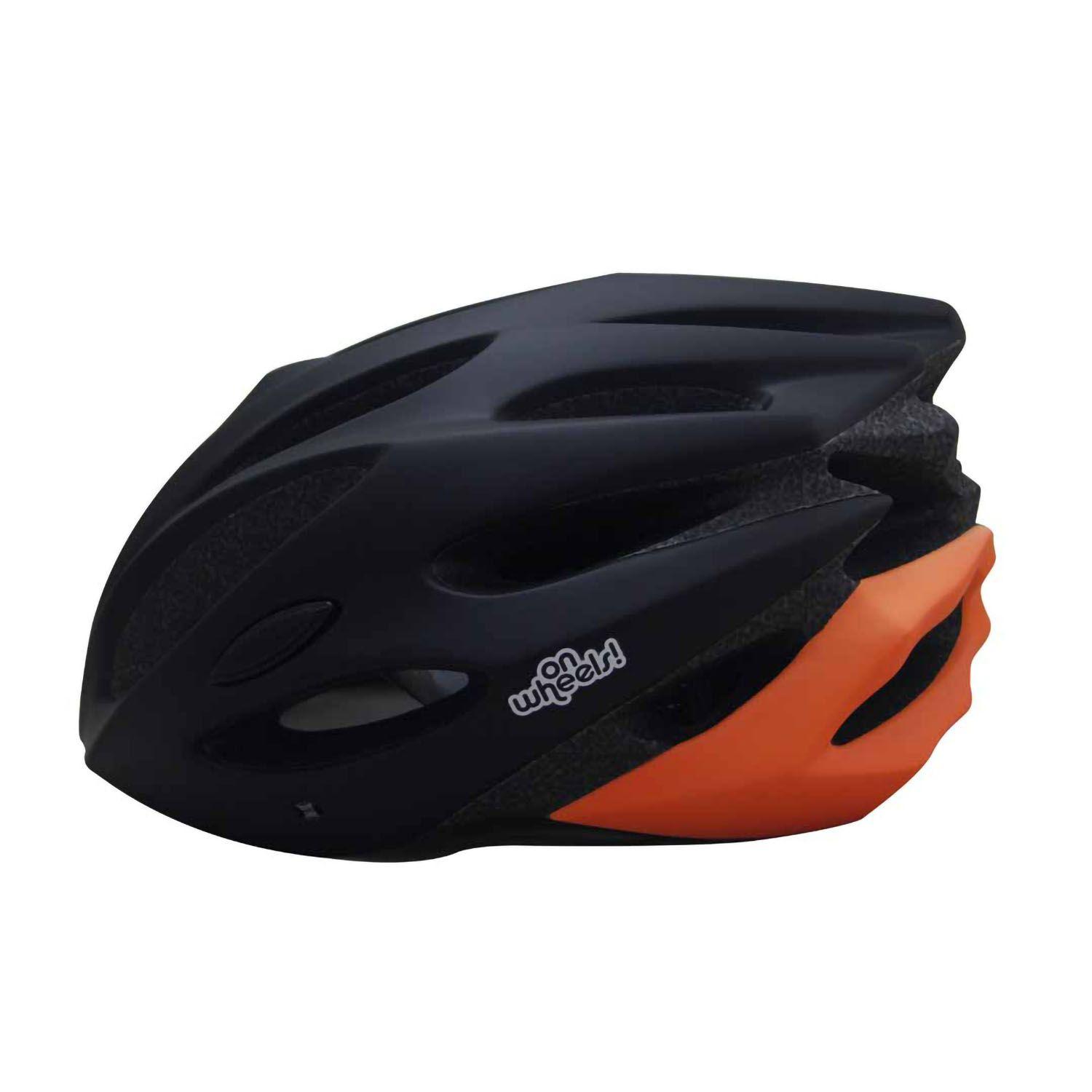 Casco Sport Onwheels Negro Naranjo-2