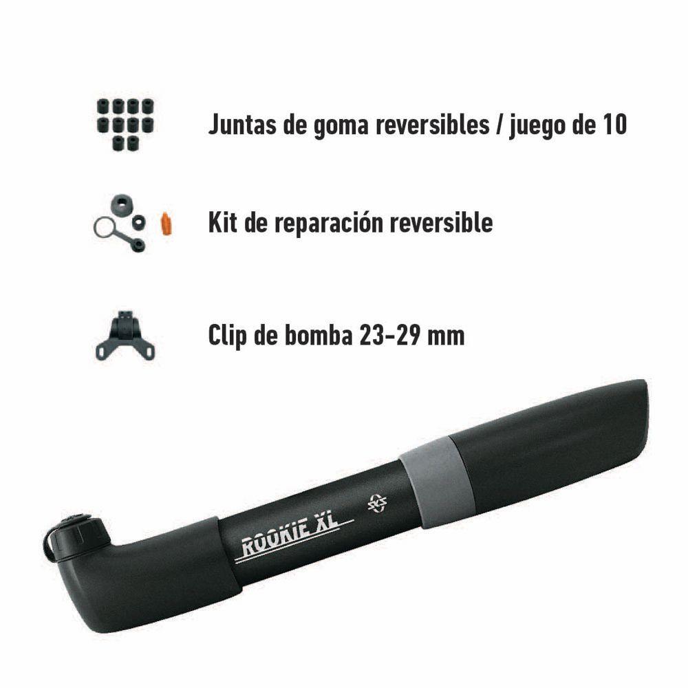 Bombín Mini Rookie Xl De Mano Para Bicicleta-3