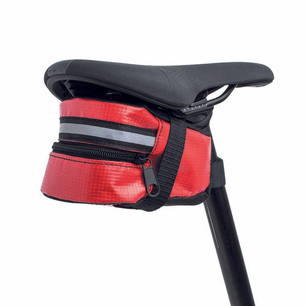 Bolso Sillin Impermeable Rojo Para Bicicleta-3