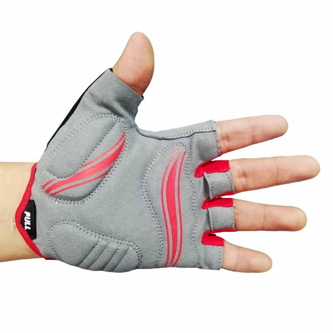 Guante Corto Onwheels Rojo/negro-4