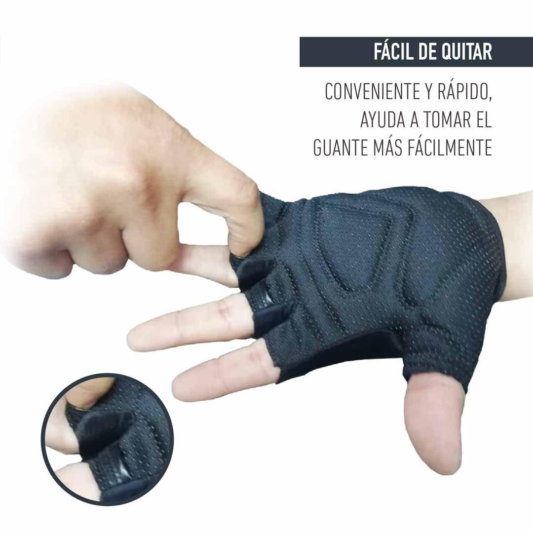 Guante Corto Ow Negro-7