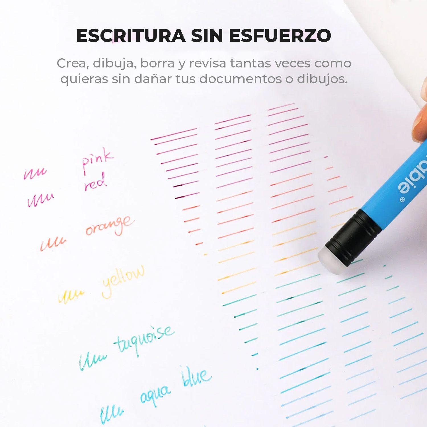 Grabie Set de 9 Bolígrafos de Gel Borrables Tonos Clasicos-2