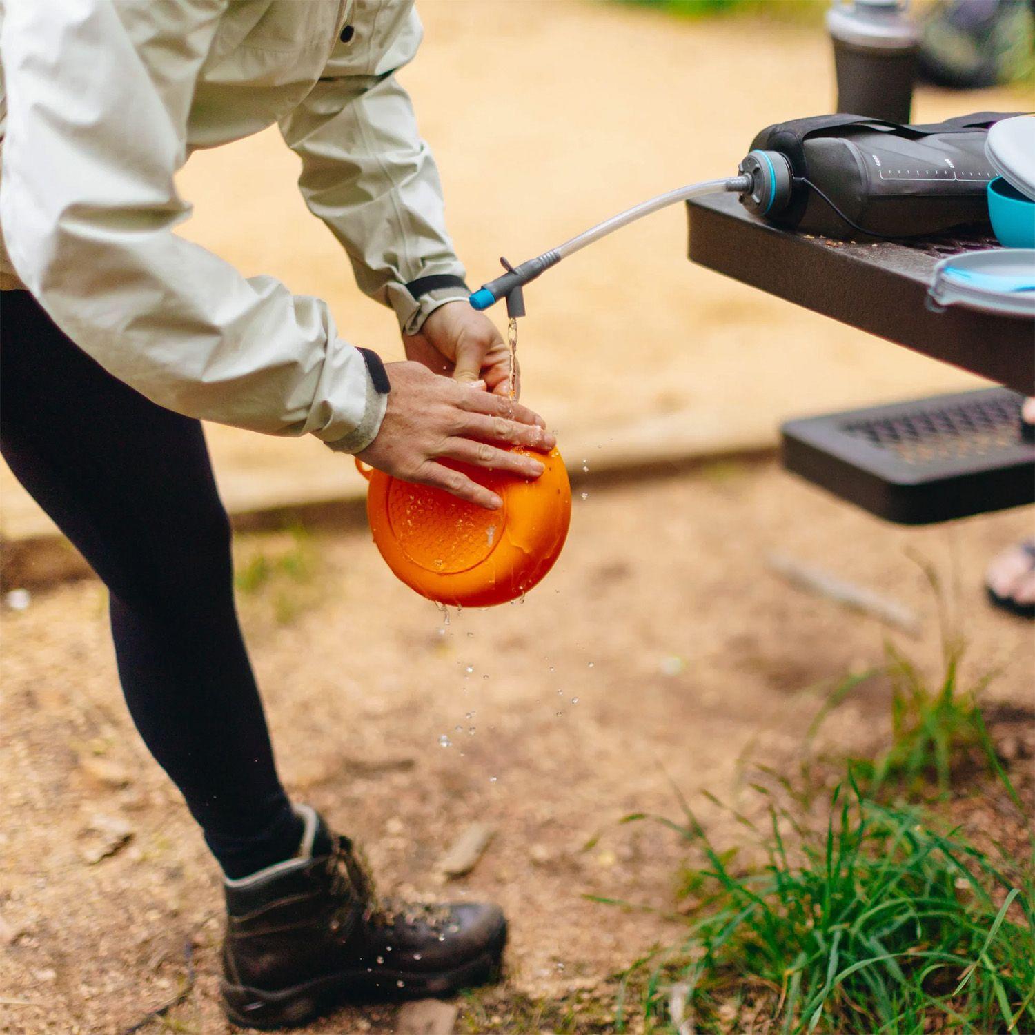 Botella Flexible Hydrapak Seeker 6 Litros Mammoth Grey-4