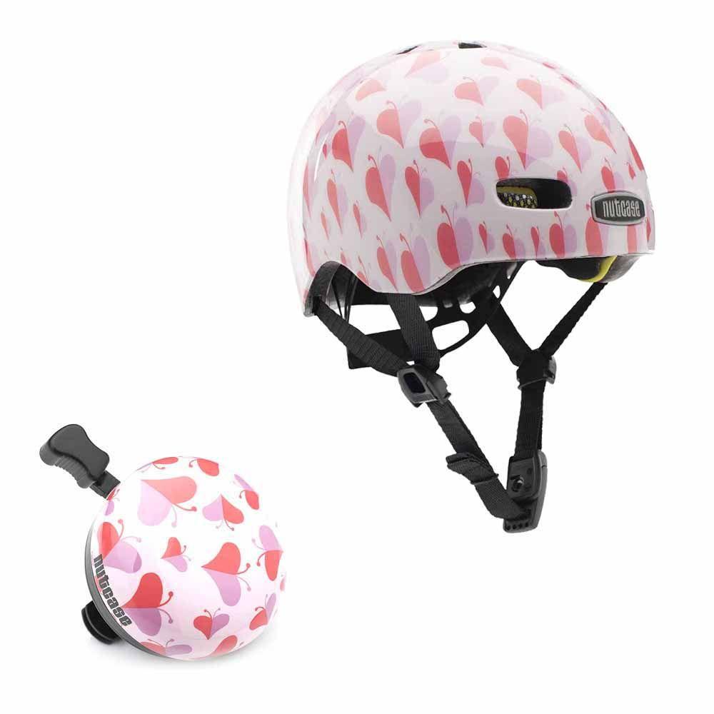 Casco Little Nutty Love Bug Gloss Mips + Campanilla-0