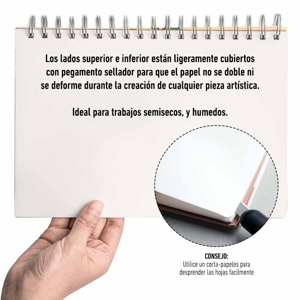 Block Himi Gouachede 50 Páginas, 160 Grs Beige-4