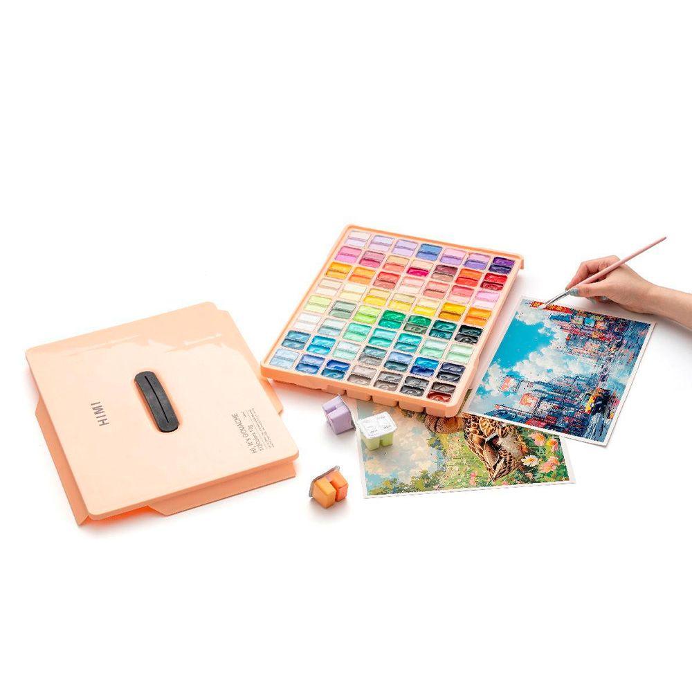 HIMI SET GOUACHE 112 COLORES / 12G ESTUCHE DAMASCO-3