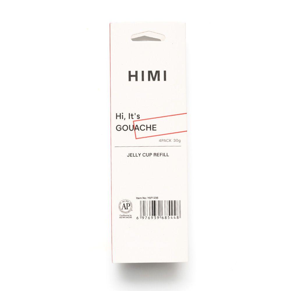 HIMI Recarga Gouache 4 unidades 30g Blanco Titanio-0