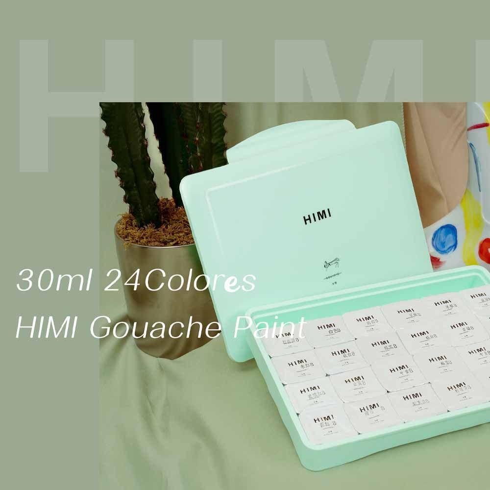 Set Miya gouache 24 colores / 30gr sin pinceles verde-9