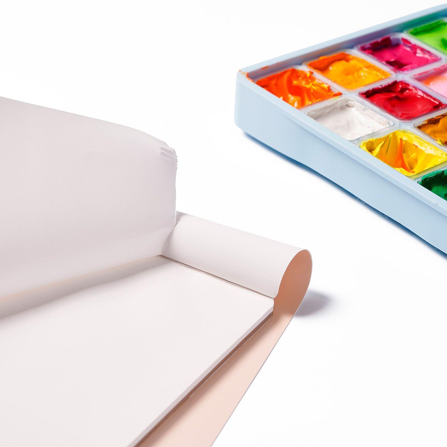 HIMI Paleta Papel Desechable 35,5 x 25,5cm 30h para Mano-4
