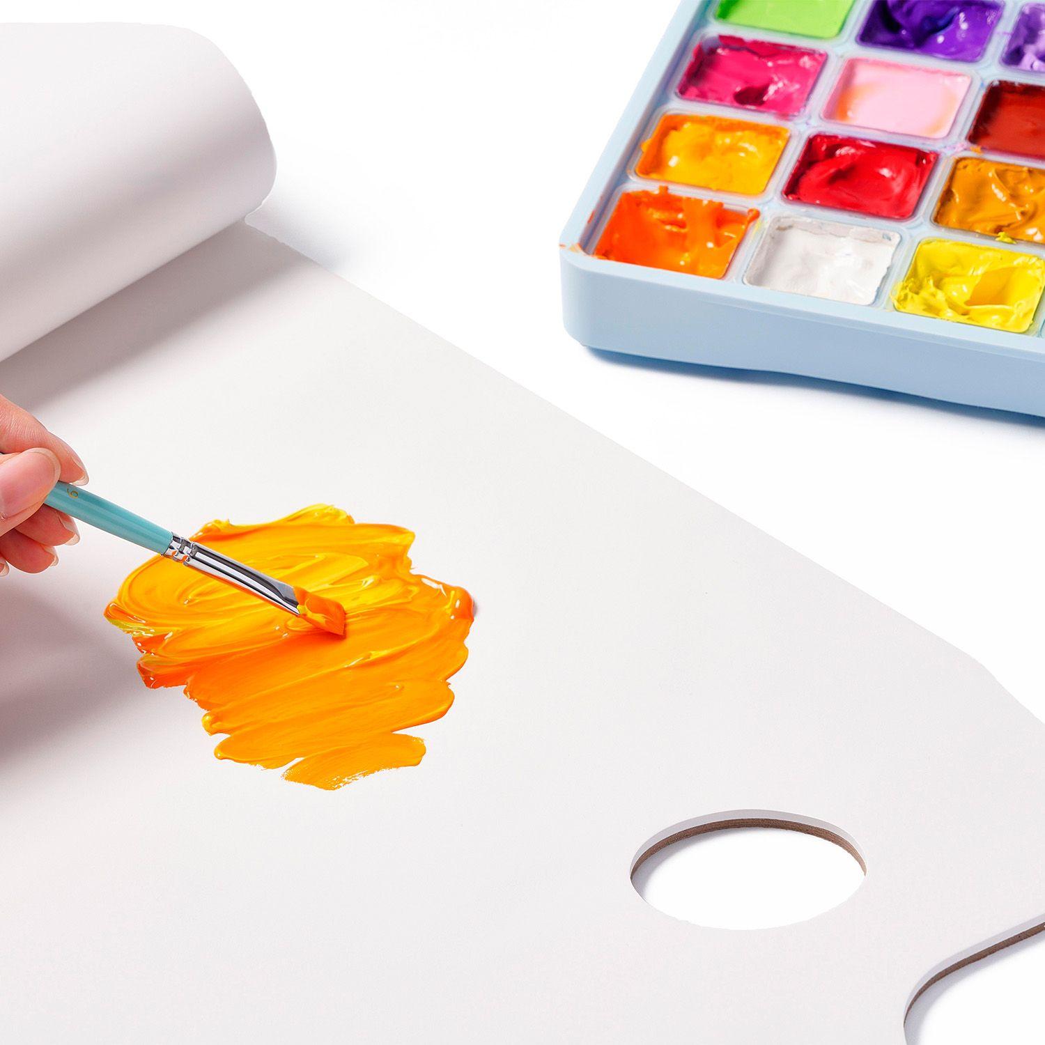 HIMI Paleta Papel Desechable 35,5 x 25,5cm 30h para Mano-6