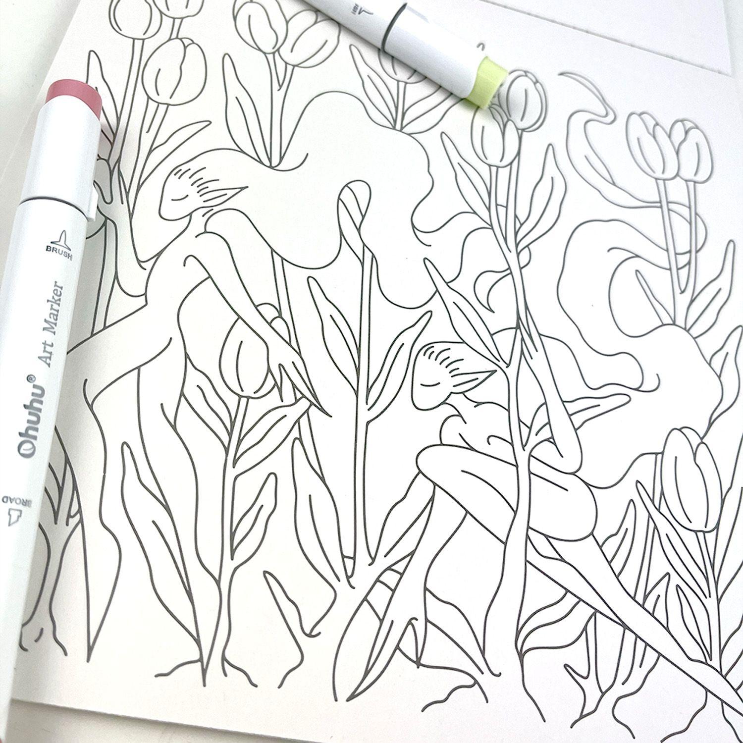 Libro para Colorear Criaturas Ocultas por Burhoy-2