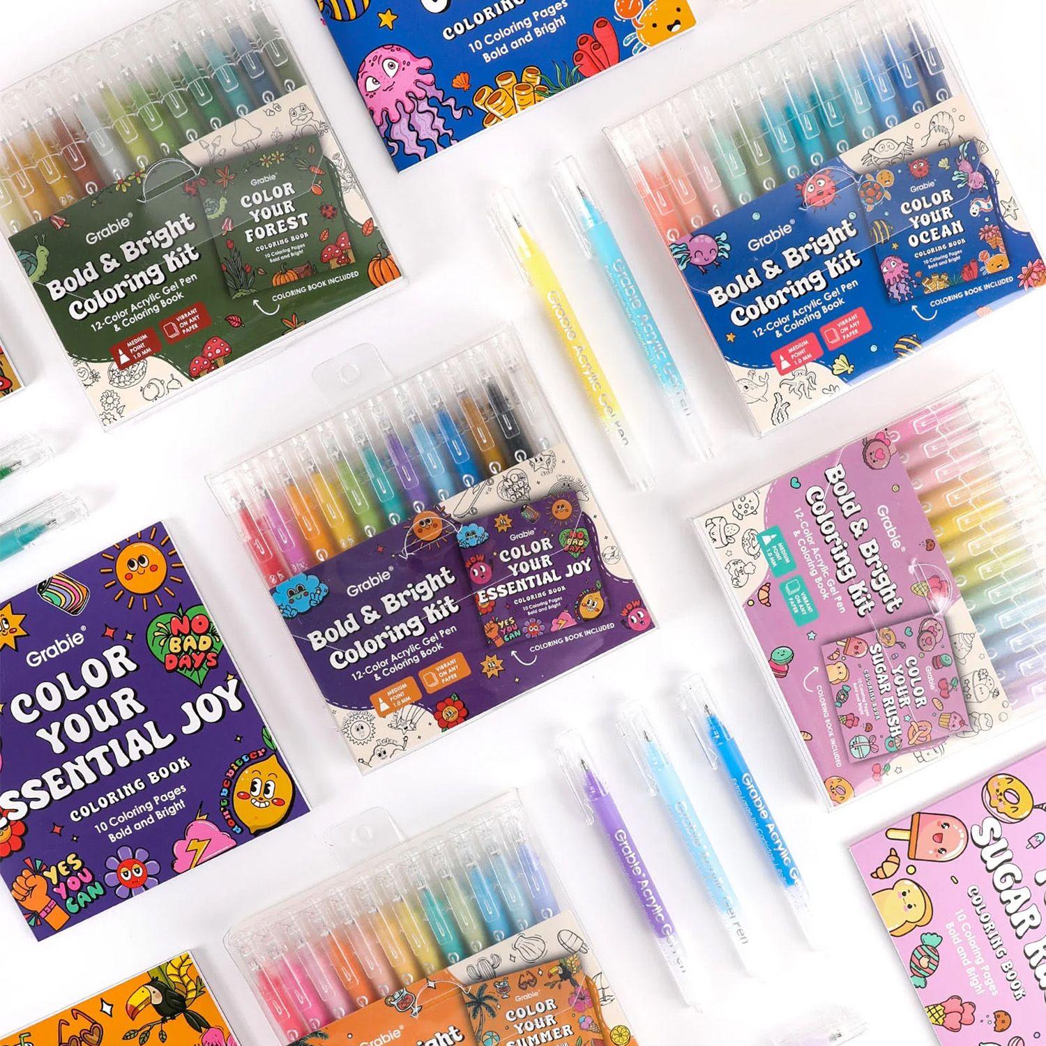 Kit Bold & Bright 12 Bolígrafos + Bloc Colores Sugar Rush-9