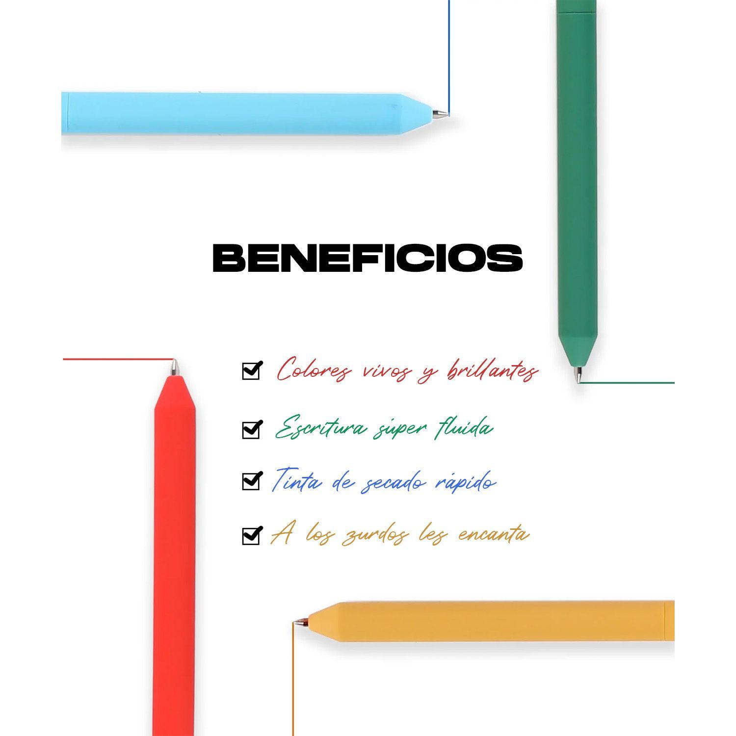 Grabie Set de 20 Bolígrafos de Gel Retráctiles de Colores-3