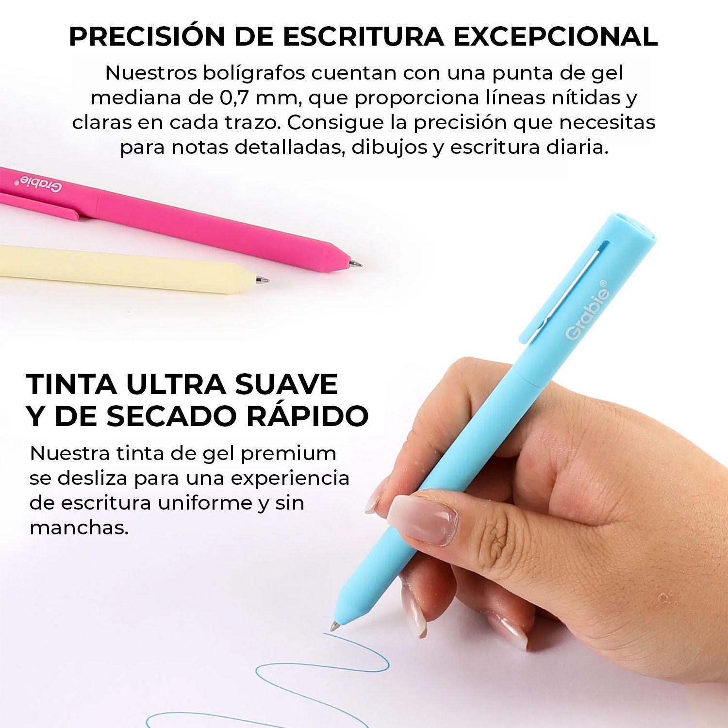 Grabie Set de 20 Bolígrafos de Gel Retráctiles de Colores-4