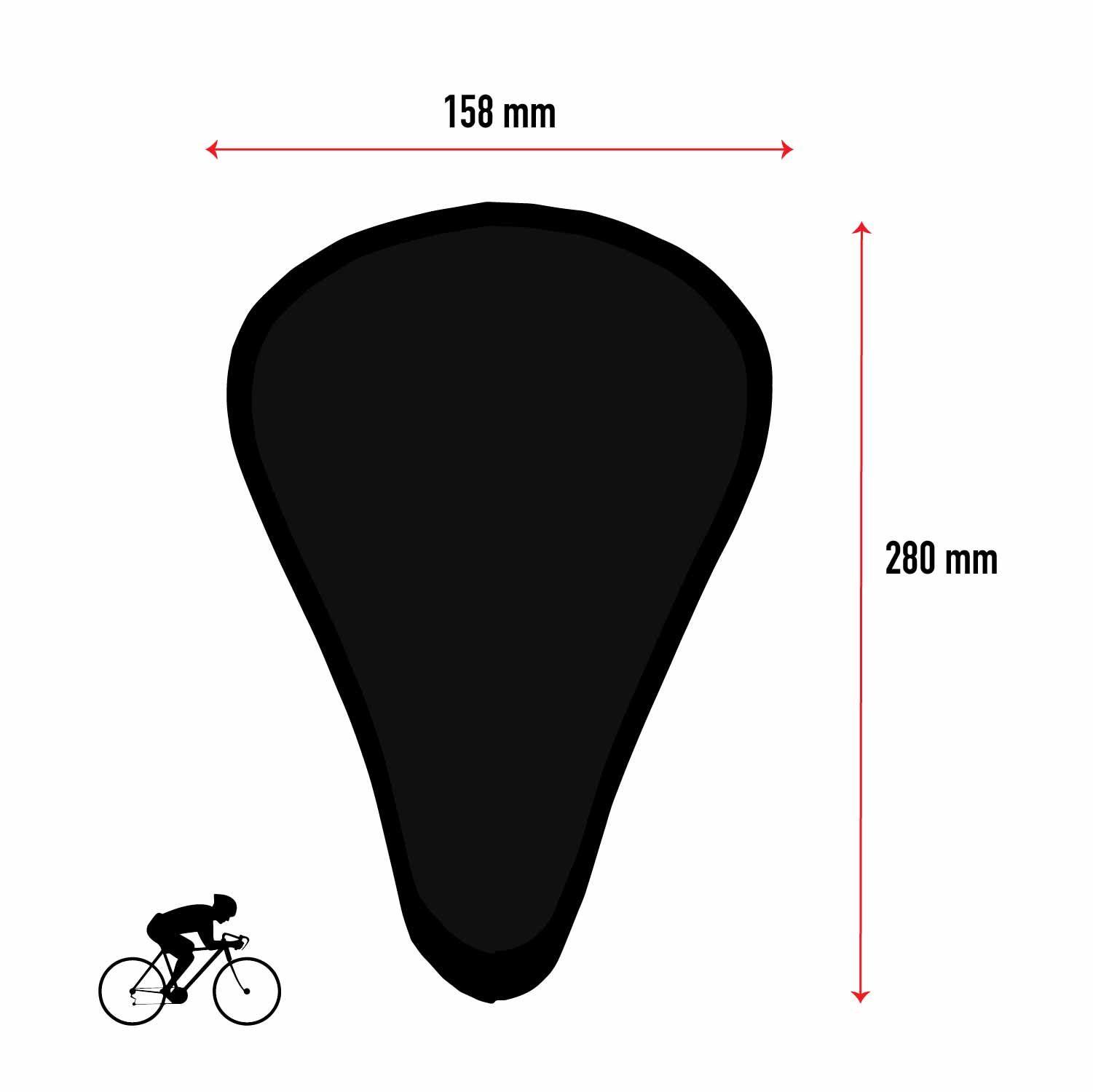 Funda Para Sillin De Bicicleta Gd-302 -280*158mm-6