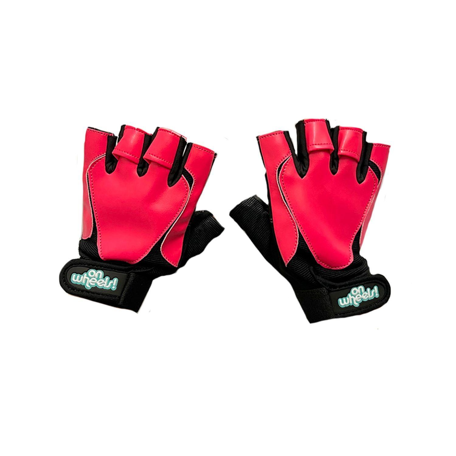 Guantes De Entrenamiento Para Pesas Gym Rosado Onwheels-4