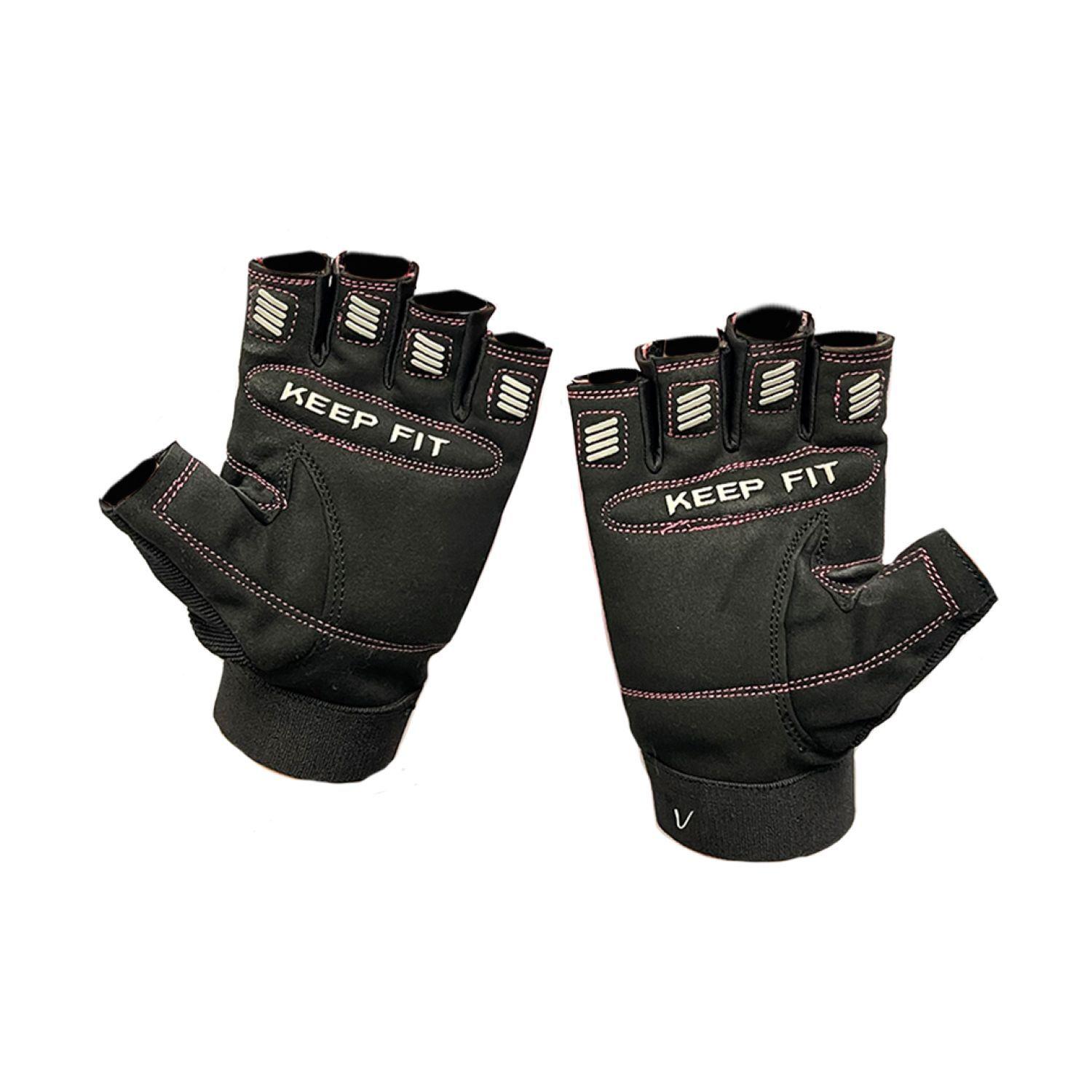 Guantes De Entrenamiento Para Pesas Gym Rosado Onwheels-5