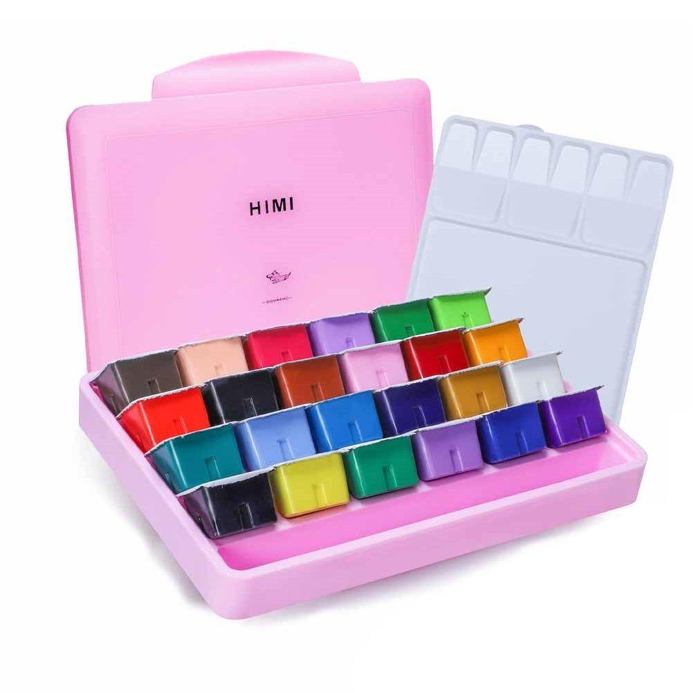 Set Miya gouache 24 colores / 30gr sin pinceles rosado-0
