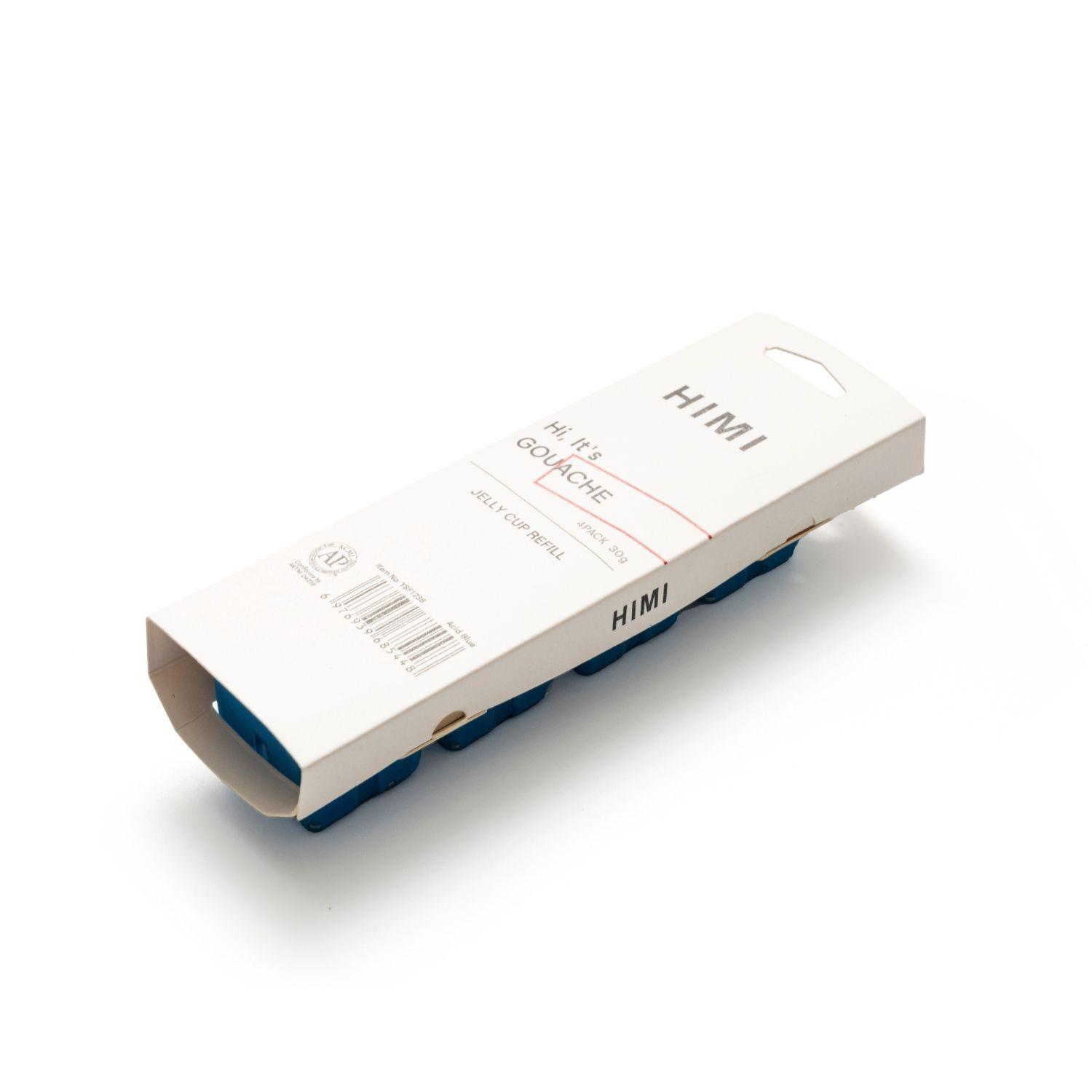 HIMI Recarga Gouache 4 unidades 30g Negro-1