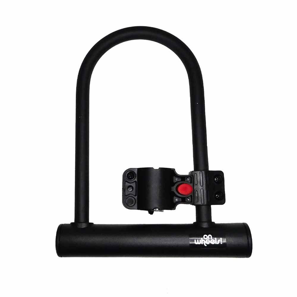 Candado U-lock Onwheels Corto Con Soporte - Negro-1