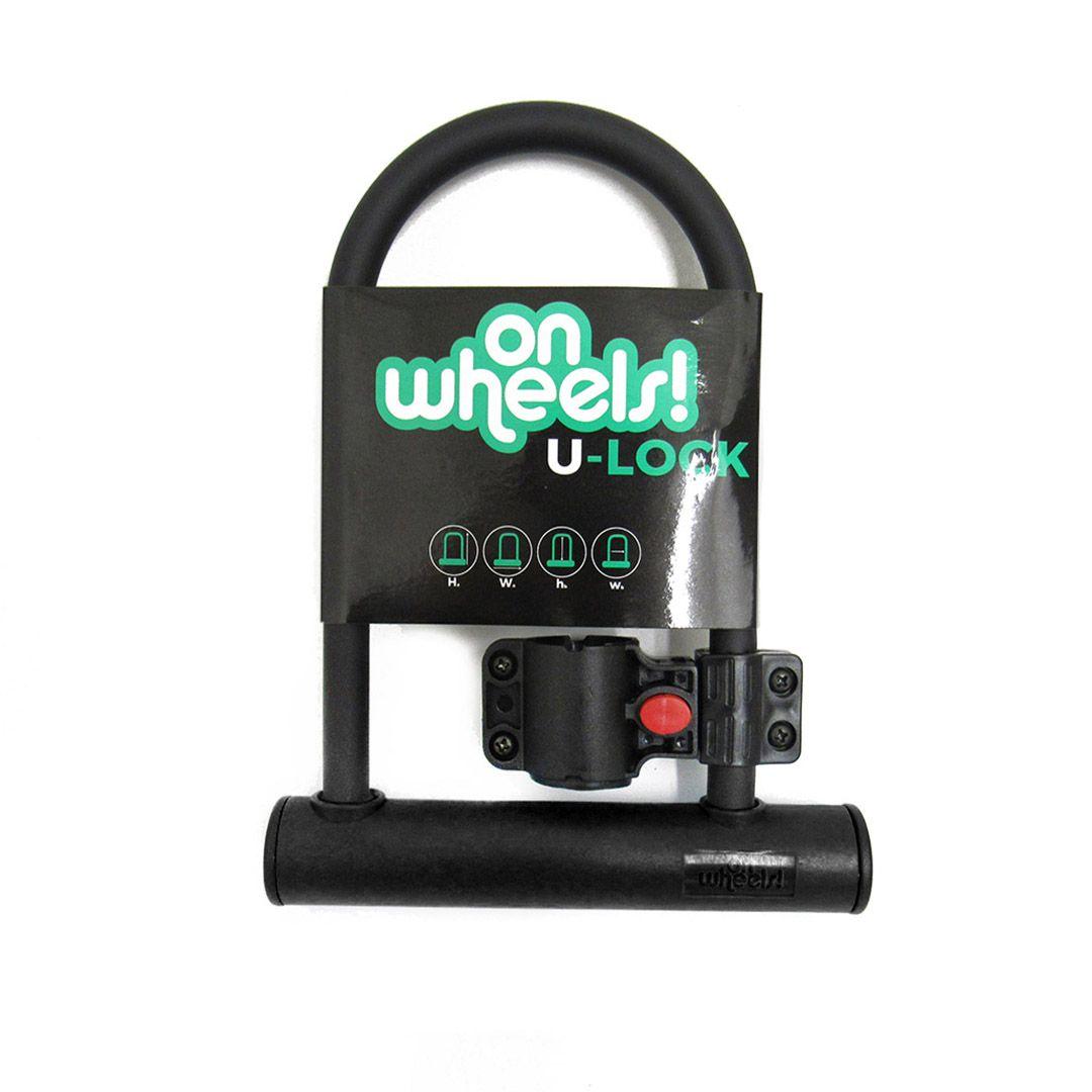 Candado U-lock Onwheels Corto Con Soporte - Negro-4