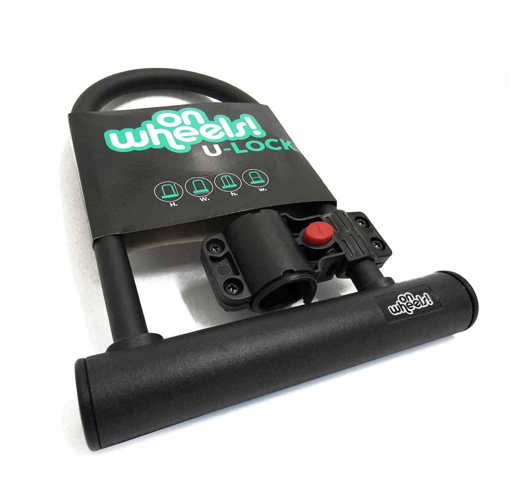 Candado U-lock Onwheels Corto Con Soporte - Negro-6