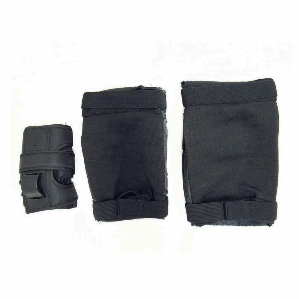 Set De Protecciones Adulto Hook Black L-6