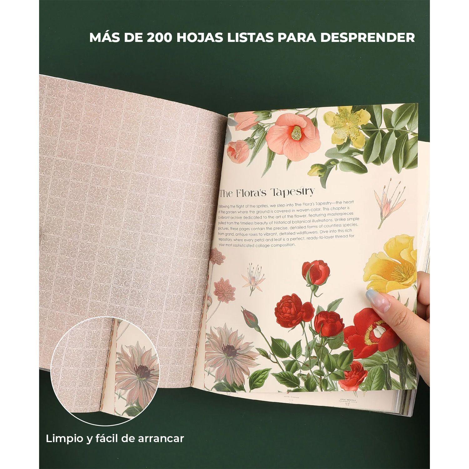 Libro de Actividades de Collage "La Musa Botánica" 200+ pag-2
