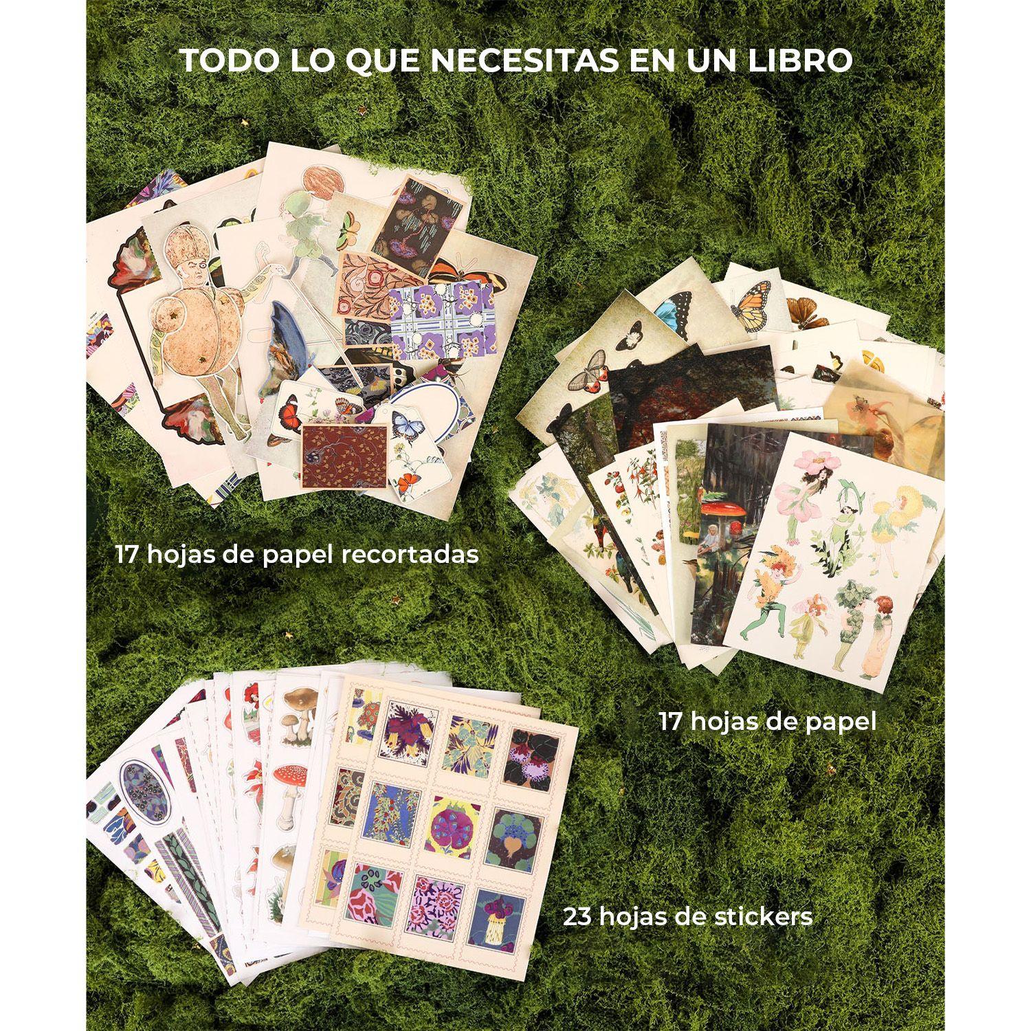 Libro de Actividades de Collage "La Musa Botánica" 200+ pag-4