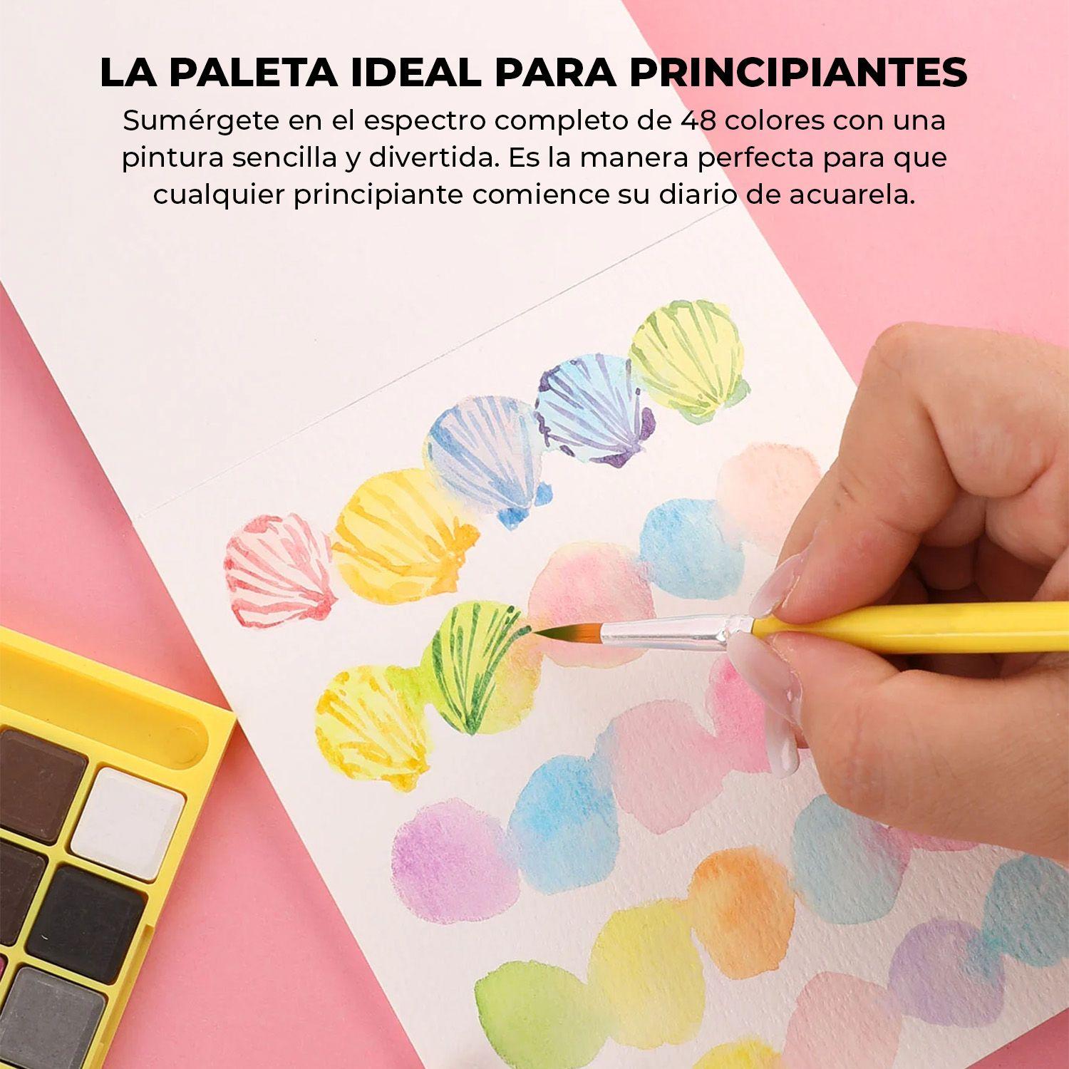 Grabie Set de Acuarela todo en uno de 48 colores-4