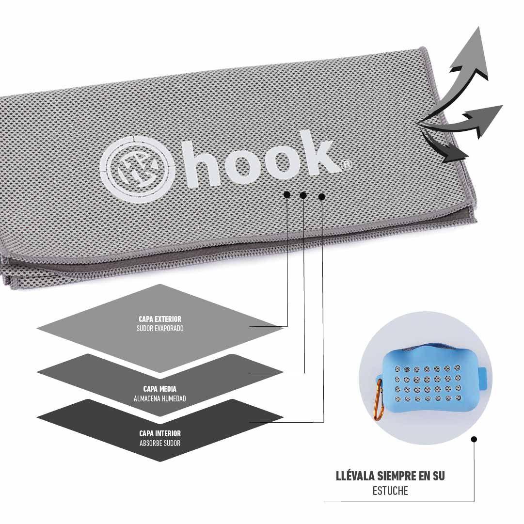 Toalla Microfibra Deportiva Grey Hook-4