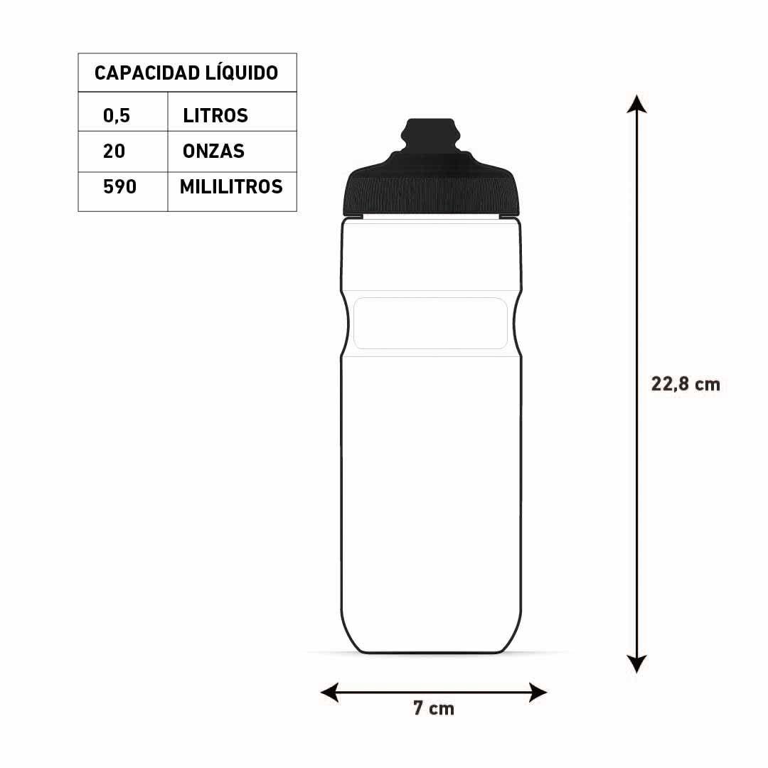 Botella De Agua Para Ciclismo 20oz/600ml Wave Polar Bottle-3