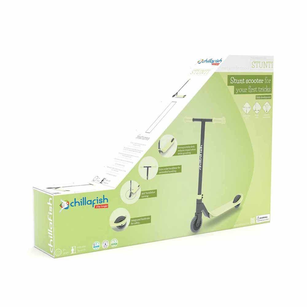 Scooter Acrobático Clásico Stunti Chillafish Verde Limon-8