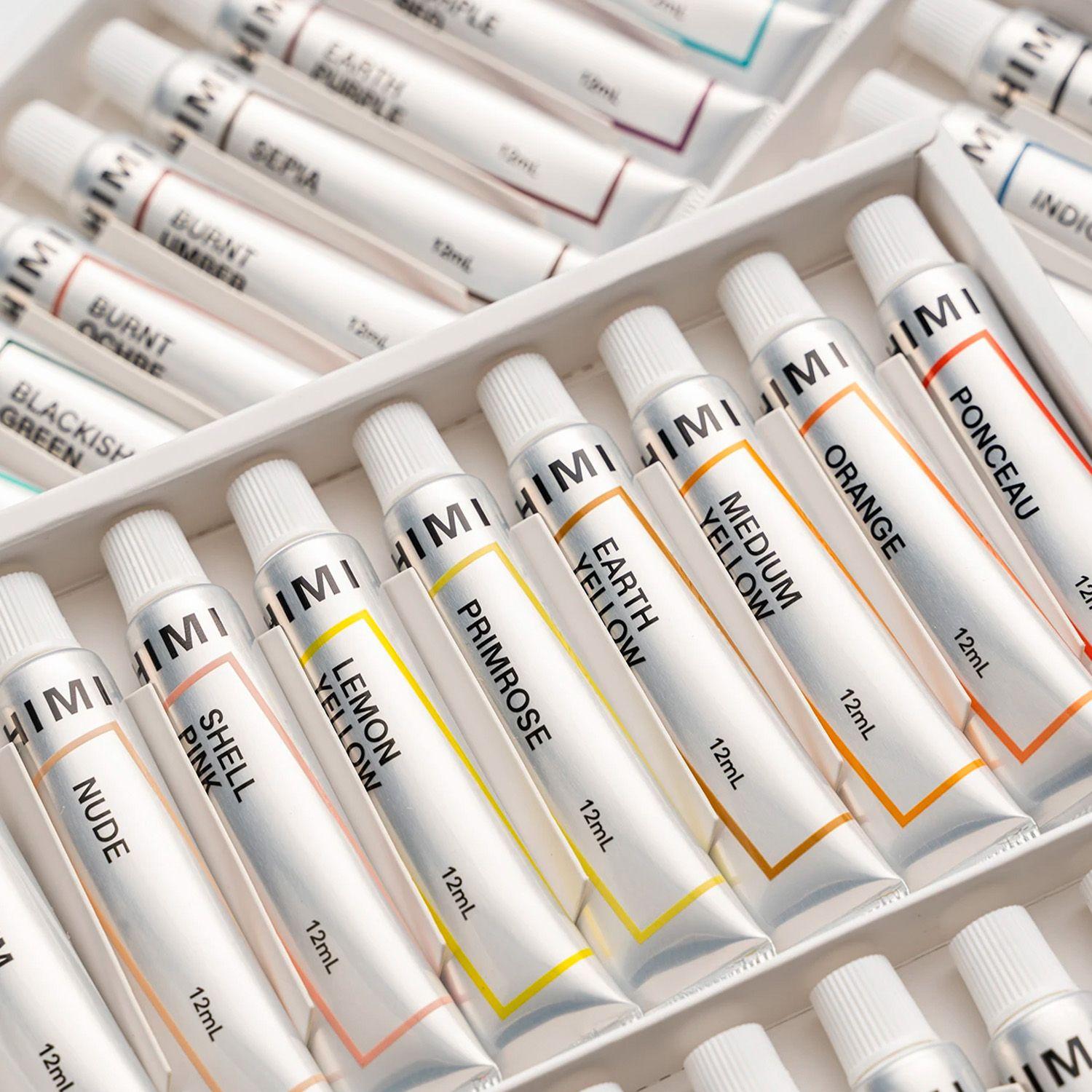 HIMI Set Tubos de Acuarela 12 ml 24 Colores-2