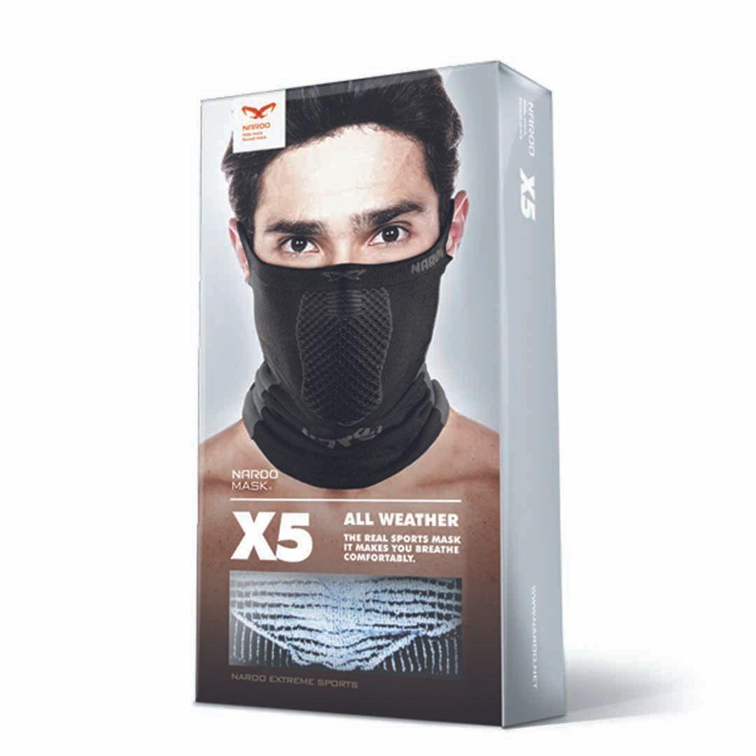 Mascara Deportiva Naroo Sin Cuello Reversible X5s-1