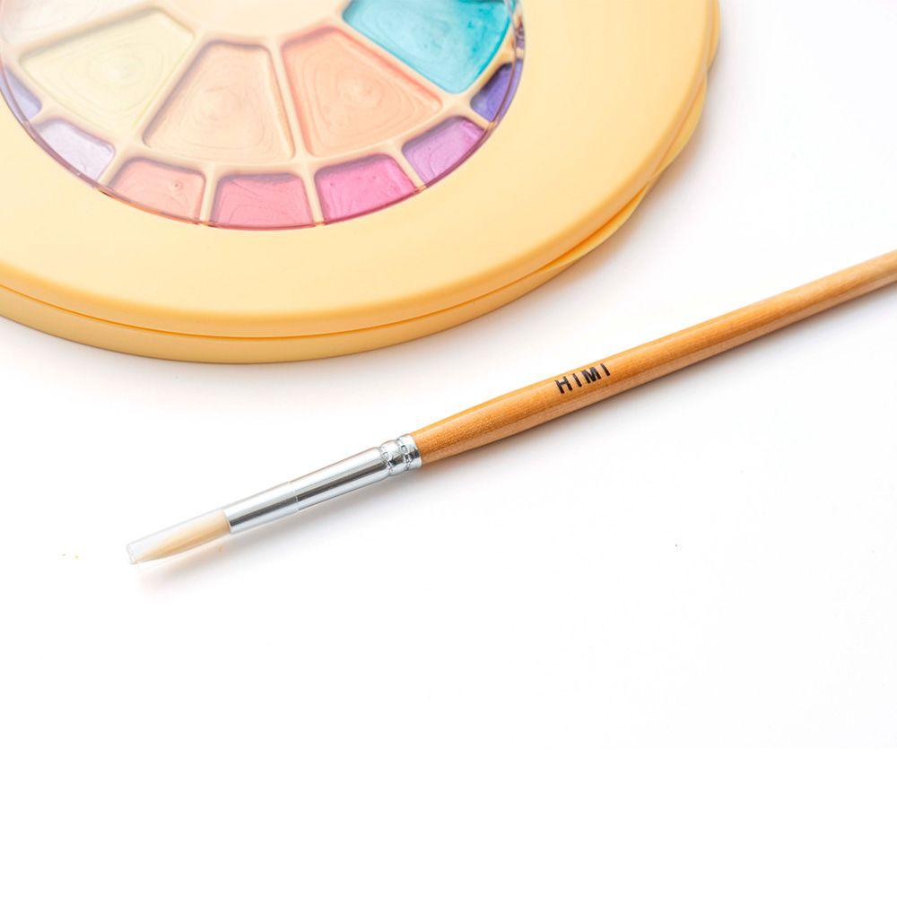 HIMI Set Pintura SemiHumeda 24Colores Metalizados (Amarillo)-4
