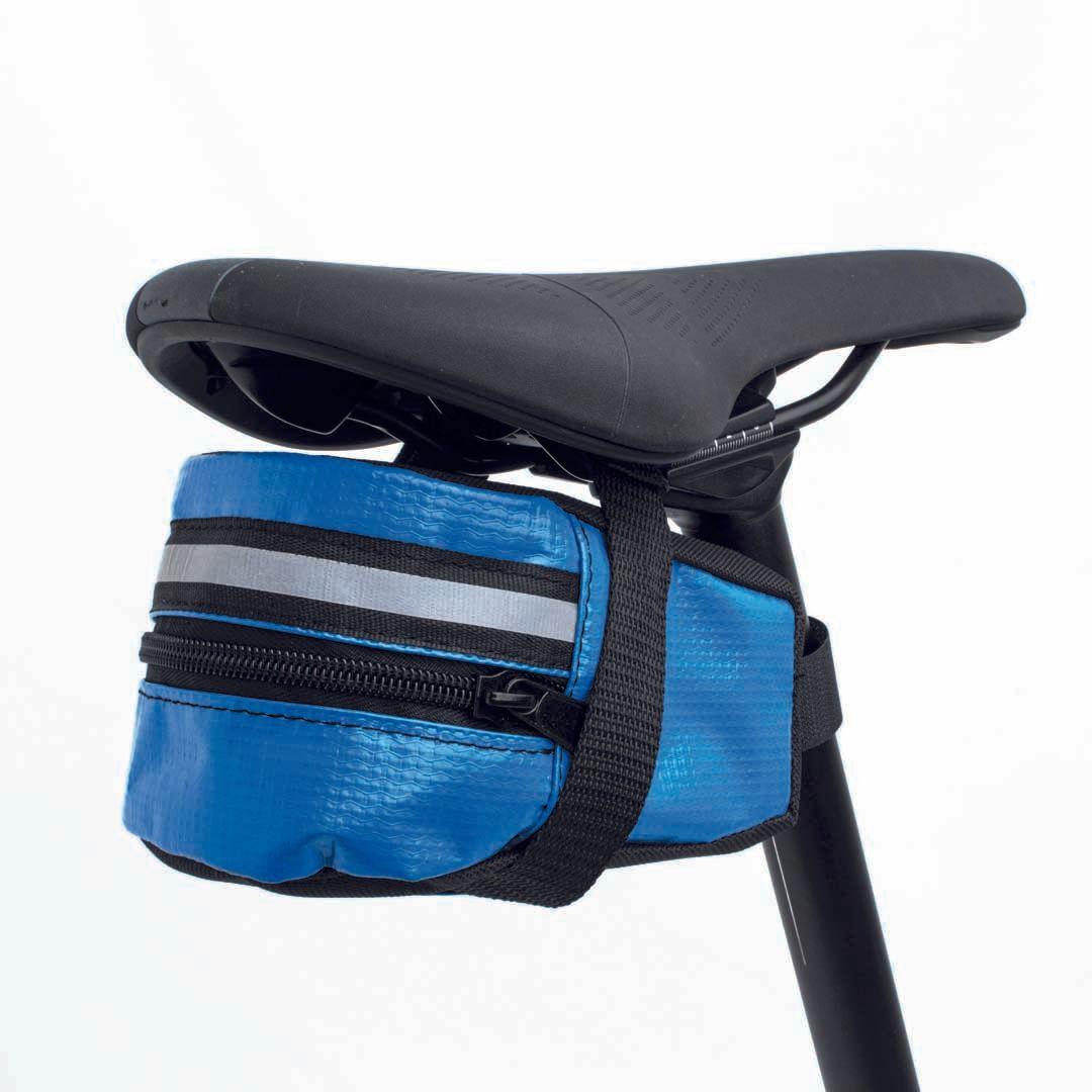 Bolso Sillin Impermeable Azul Para Bicicleta-3