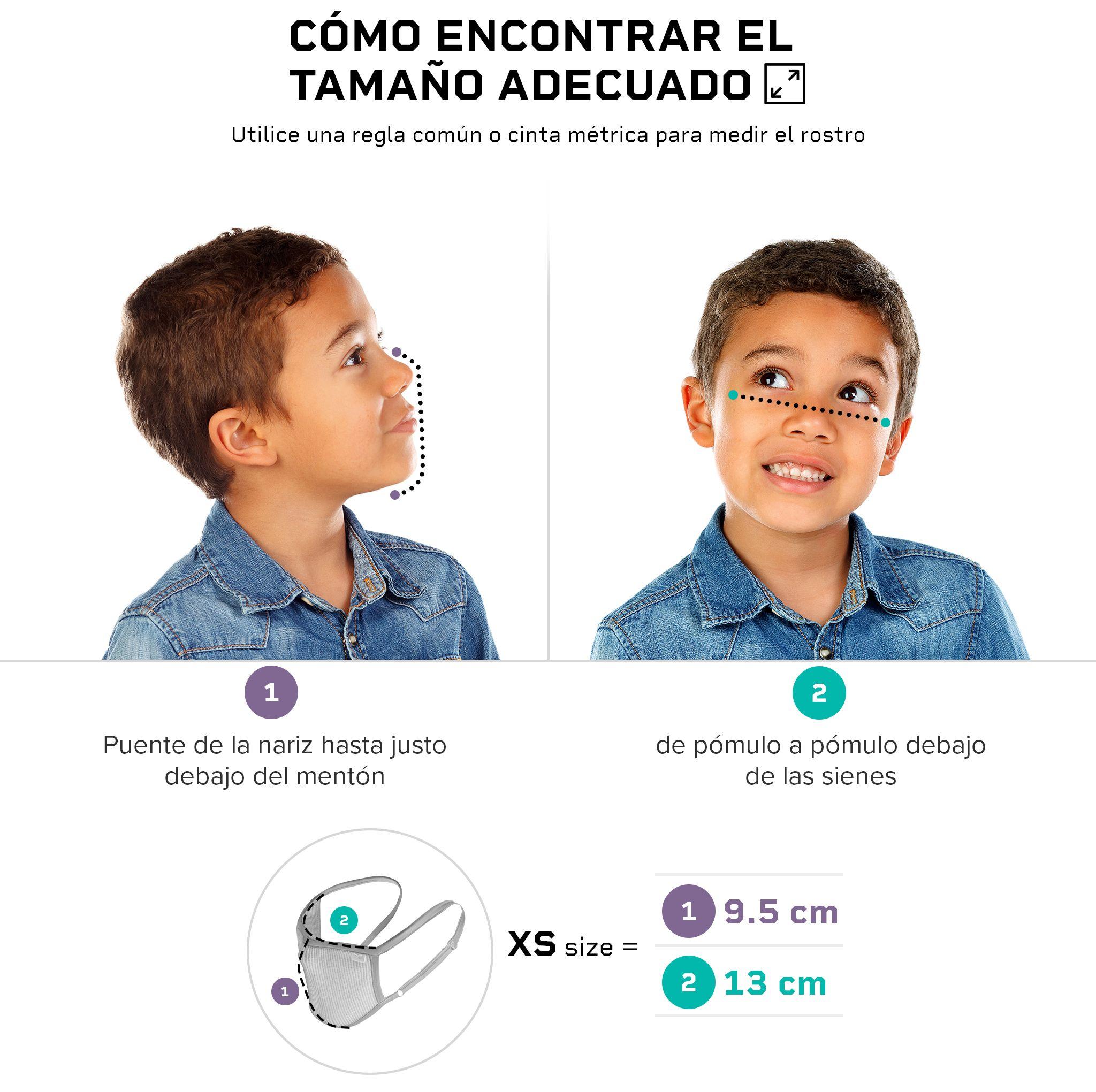 Mascara Filtrante Lavable Niños Fu+ Aqua -xs Naroo Mask-4