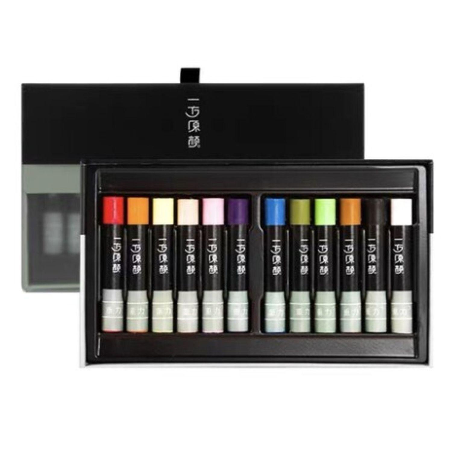 MIYA Pasteles al Oleo Originales 12 Colores-0