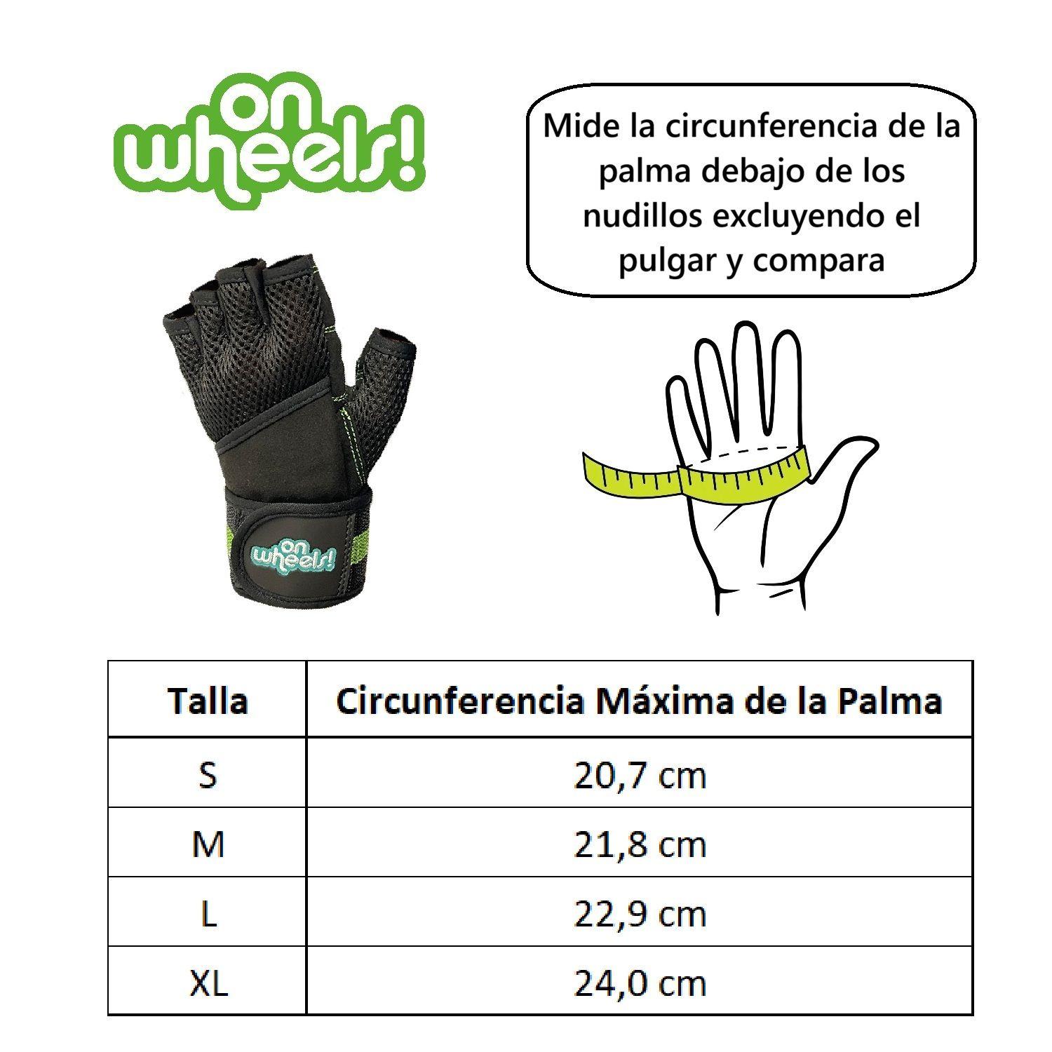 Guantes De Entrenamiento Para Pesas Black/green Onwheels-1