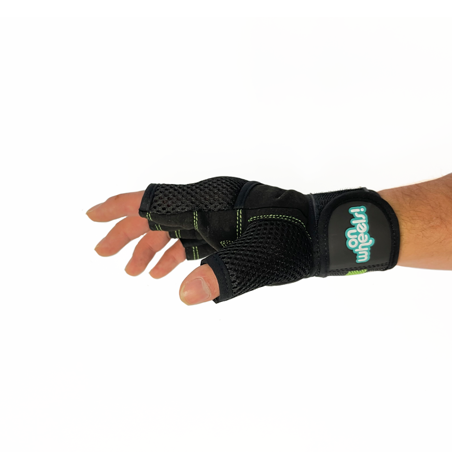 Guantes De Entrenamiento Para Pesas Black/green Onwheels-2