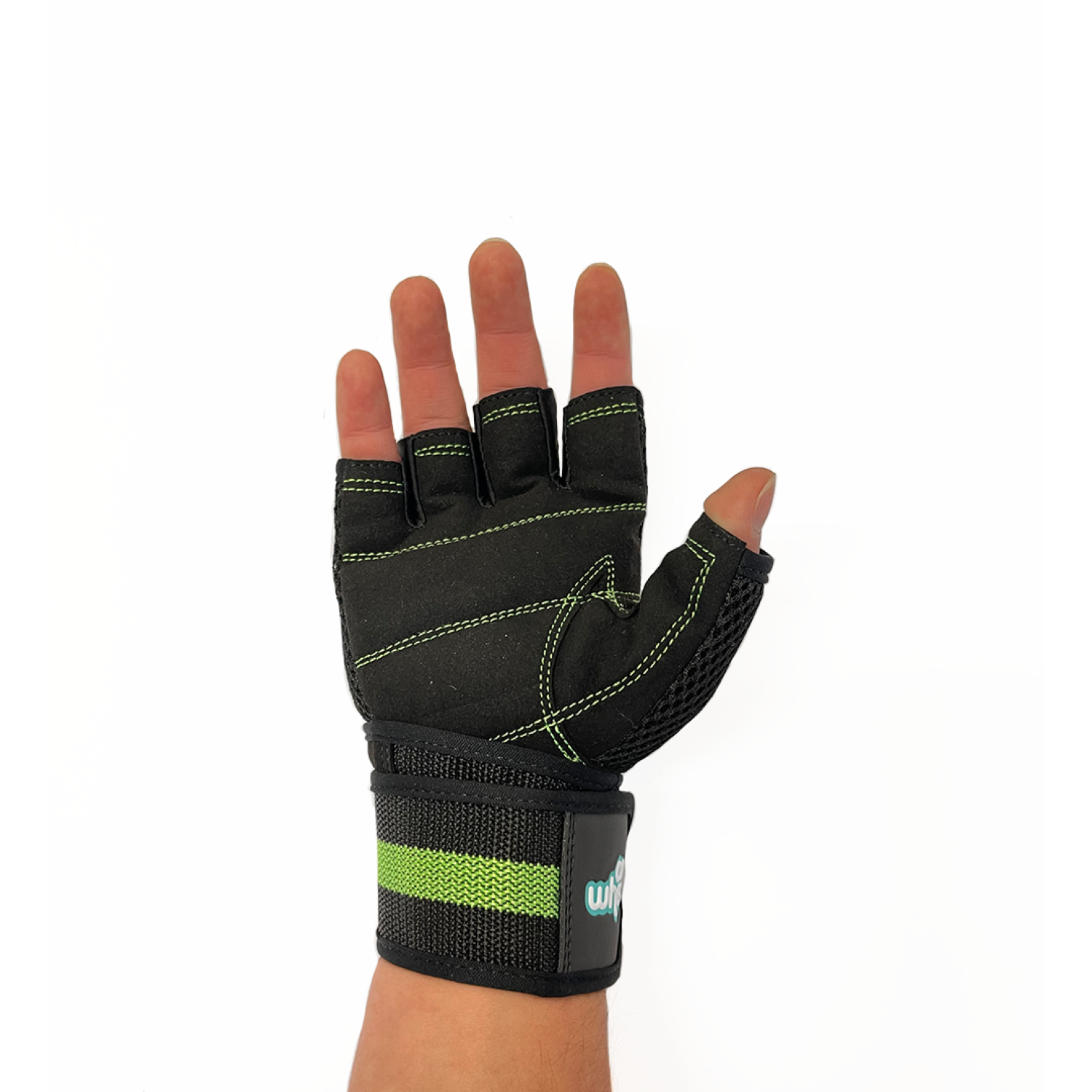 Guantes De Entrenamiento Para Pesas Black/green Onwheels-3
