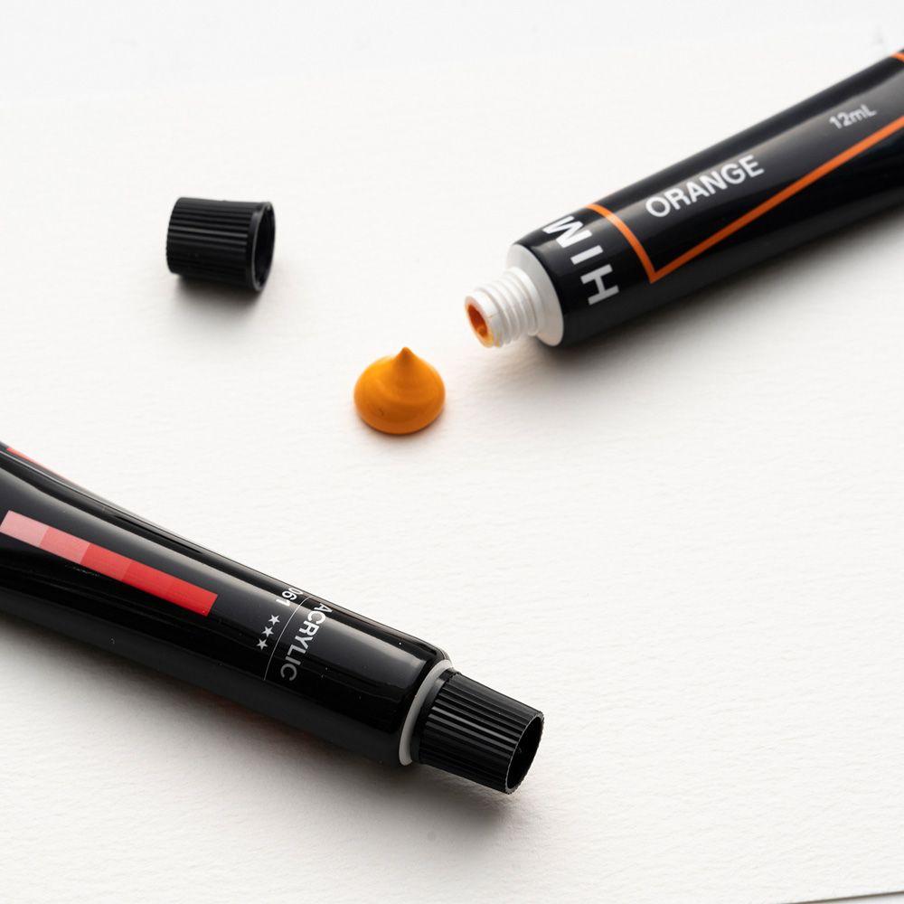 Tubos de pintura acrílica himi, 12ml/24colores-2